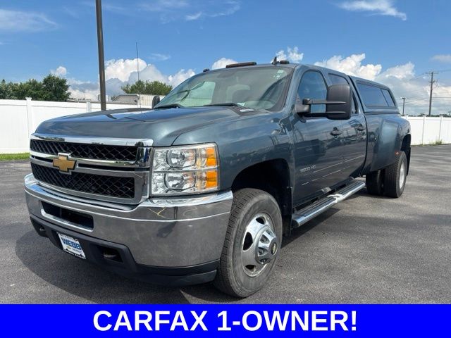 Blue Granite Metallic 2013 Chevrolet Silverado 3500HD Pickup Truck Four-Wheel Drive 6-Speed Automatic