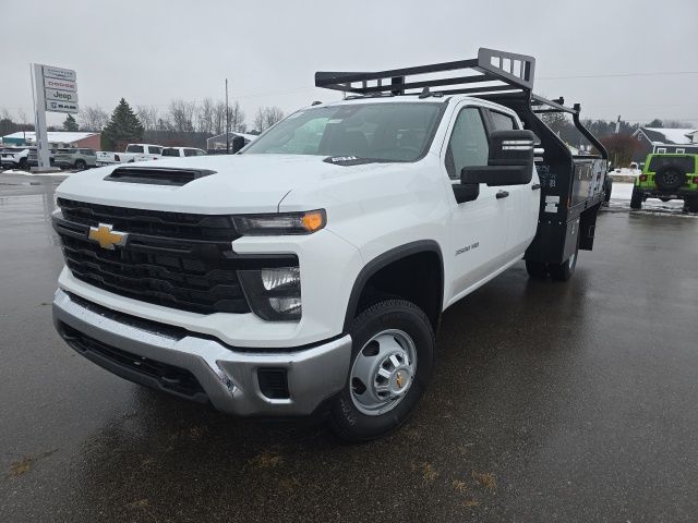 Summit White 2026 Chevrolet Silverado 3500HD Work Truck Crew Cab LB 4WD Pickup Truck Four-Wheel Drive Automatic