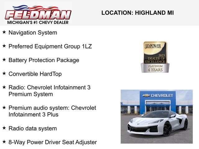 New 2025 Chevrolet Corvette For Sale in New Hudson, MI