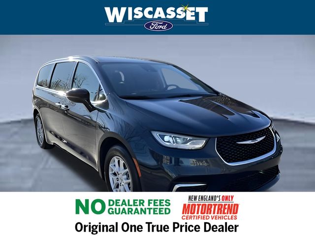 Fathom Blue Pearlcoat 2024 Chrysler Pacifica Touring L FWD Minivan Front-Wheel Drive 9-Speed Automatic