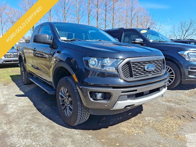 Shadow Black 2021 Ford Ranger XLT SuperCab 4WD Pickup Truck Four-Wheel Drive Automatic