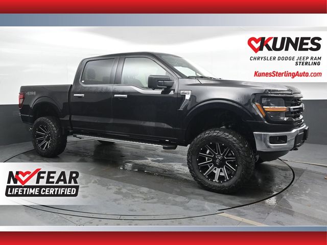 Black 2024 Ford F-150 Pickup Truck Four-Wheel Drive Automatic