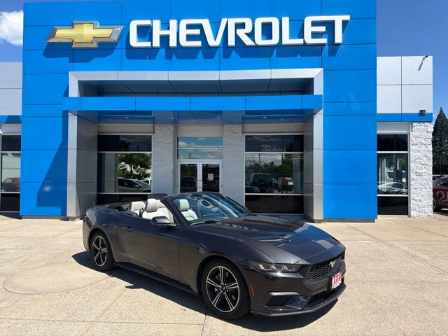 Gray Metallic 2024 Ford Mustang Convertible Rear-Wheel Drive Automatic