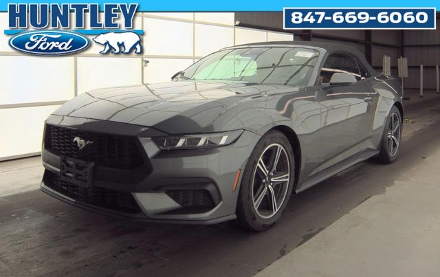 Gray Metallic 2024 Ford Mustang EcoBoost Premium Convertible RWD Convertible Rear-Wheel Drive Automatic