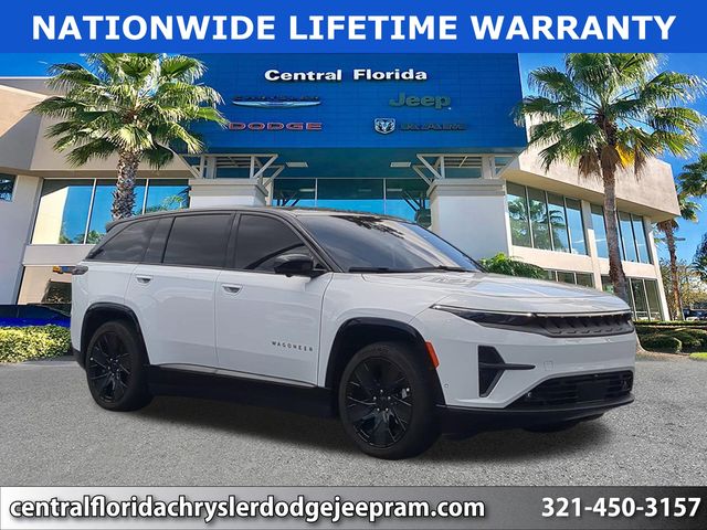 Bright White Clearcoat 2025 Jeep Wagoneer S Launch Edition 4WD SUV / Crossover Four-Wheel Drive 1-Speed Automatic