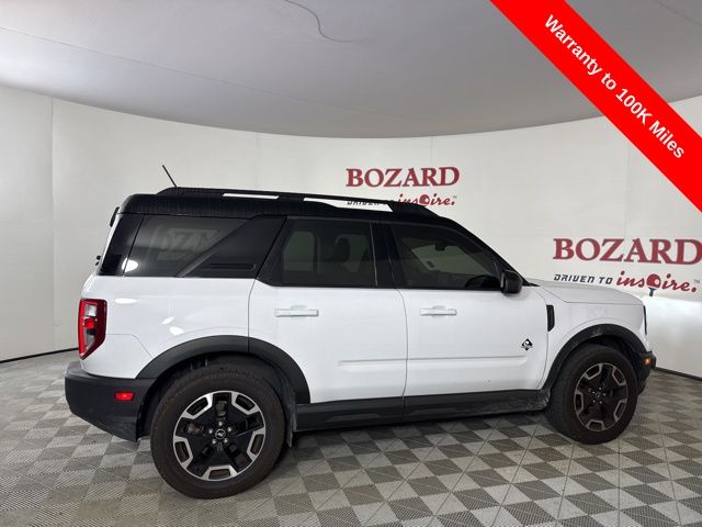 2021 Oxford White Ford Bronco Sport Outer Banks 4X4 SUV