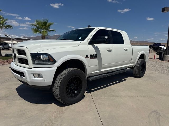 Pearl White 2017 RAM 2500 Pickup Truck Four-Wheel Drive 6-Speed Automatic