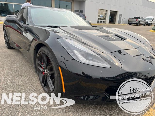 Black 2014 Chevrolet Corvette Coupe Rear-Wheel Drive 7-Speed Manual