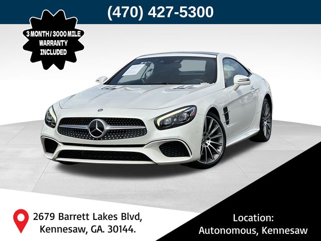 Polar White 2017 Mercedes-Benz SL-Class SL 550 RWD Convertible Rear-Wheel Drive 9-Speed Automatic