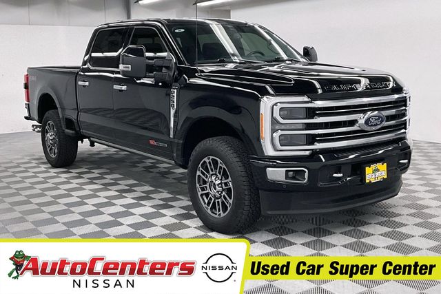 Agate Black Metallic 2023 Ford F-250 Super Duty Limited Crew Cab 4WD Pickup Truck Four-Wheel Drive 10-Speed Automatic