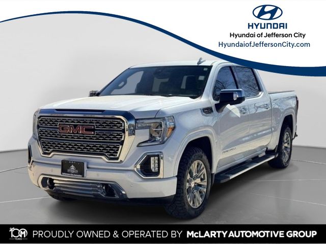 White Frost Tricoat 2019 GMC Sierra 1500 Denali Crew Cab 4WD Pickup Truck Four-Wheel Drive Automatic