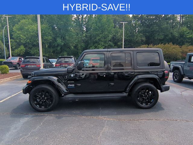 Used 2023 Black Jeep Sahara 4xe image 2