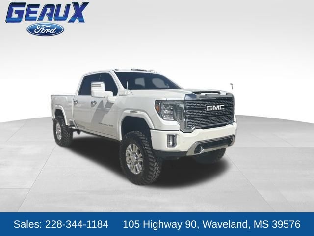 White Frost 2020 GMC Sierra 2500HD Pickup Truck Four-Wheel Drive Automatic