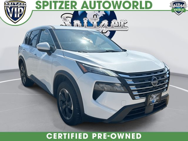 Everest White Pearl 2024 Nissan Rogue SUV / Crossover All-Wheel Drive Continuously Variable Transmission