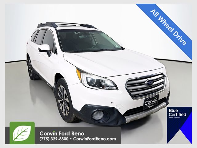 Crystal White Pearl 2017 Subaru Outback 2.5i Limited AWD Wagon All-Wheel Drive Continuously Variable Transmission