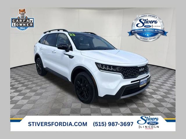 Glacial White Pearl 2023 Kia Sorento SUV / Crossover All-Wheel Drive 8-Speed Automatic
