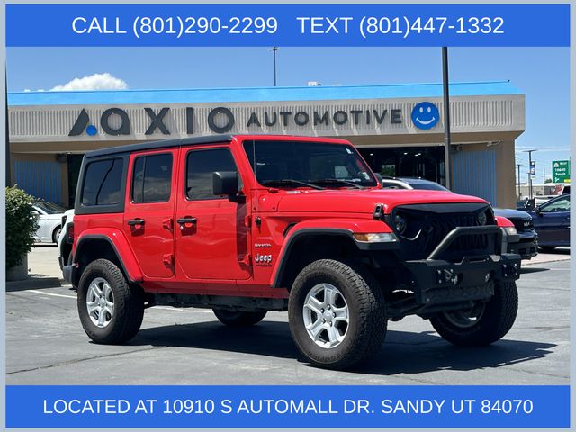Firecracker Red Clearcoat 2020 Jeep Wrangler SUV / Crossover Four-Wheel Drive 8-Speed Automatic