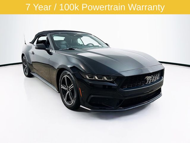 Shadow Black 2024 Ford Mustang EcoBoost Premium Convertible RWD Convertible Rear-Wheel Drive Automatic