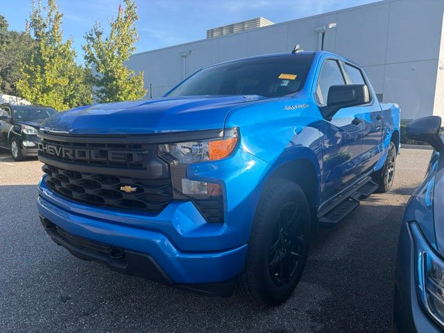 Riptide Blue Metallic 2025 Chevrolet Silverado 1500 Pickup Truck Four-Wheel Drive 8-Speed Automatic