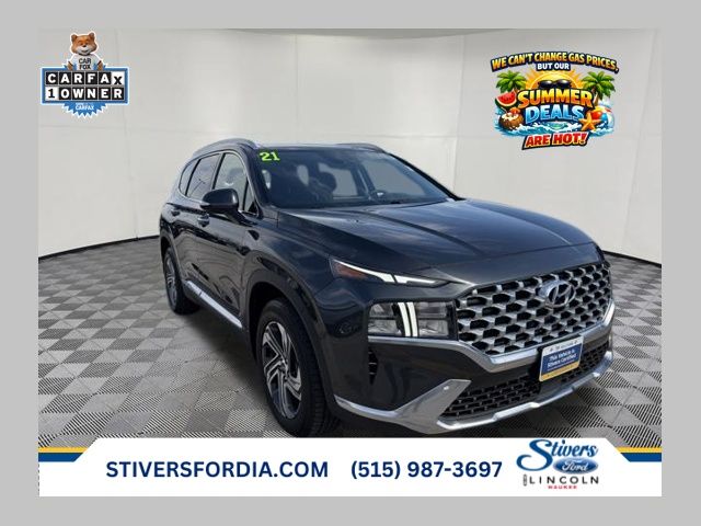 Portofino Gray 2021 Hyundai Santa Fe SEL FWD SUV / Crossover Front-Wheel Drive 8-Speed Automatic