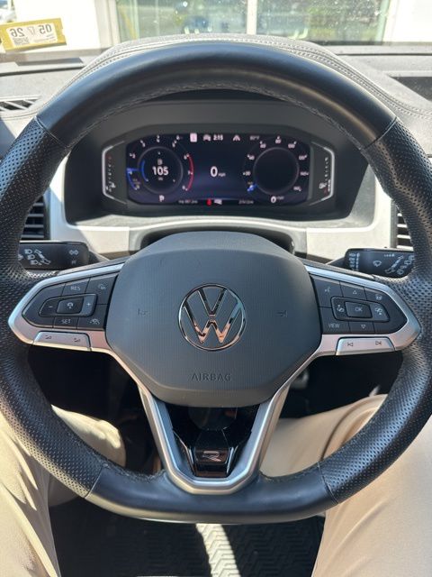 2023 Volkswagen Atlas Cross Sport 3.6L V6 SEL Premium R-Line Blue at Sutliff Volkswagen