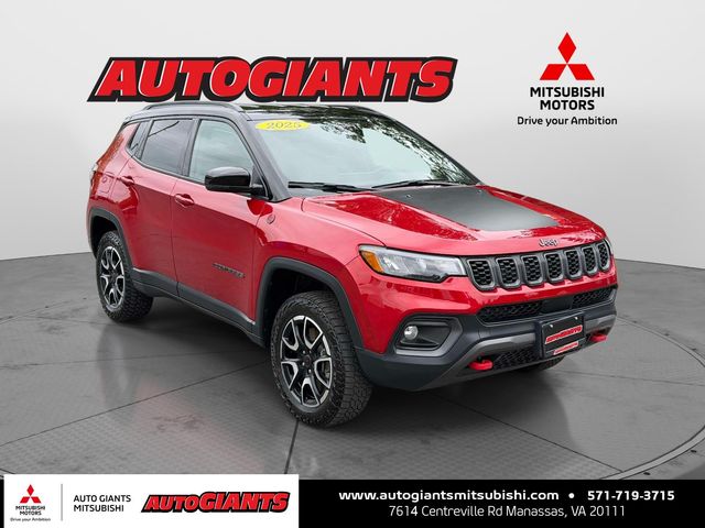 Red Hot Pearlcoat 2025 Jeep Compass SUV / Crossover Four-Wheel Drive 8-Speed Automatic