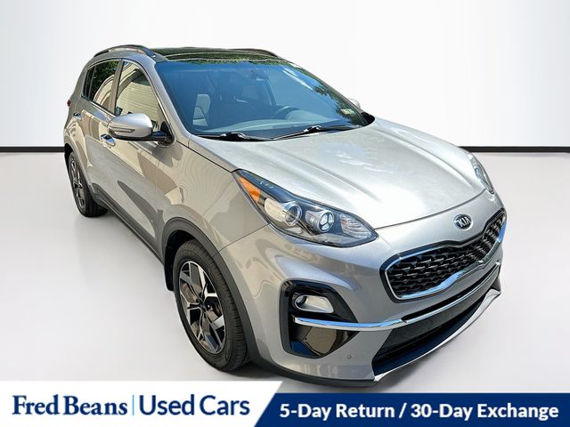 Steel Gray 2021 Kia Sportage SUV / Crossover Front-Wheel Drive 6-Speed Automatic Overdrive