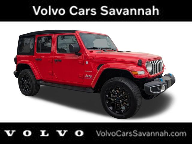Firecracker Red Clearcoat 2024 Jeep Wrangler 4xe Sahara 4WD SUV / Crossover Four-Wheel Drive 8-Speed Automatic