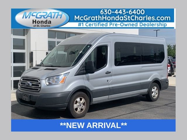 2018 Ford Transit Passenger 350 XLT Medium Roof LWB RWD with Sliding Passenger-Side Door