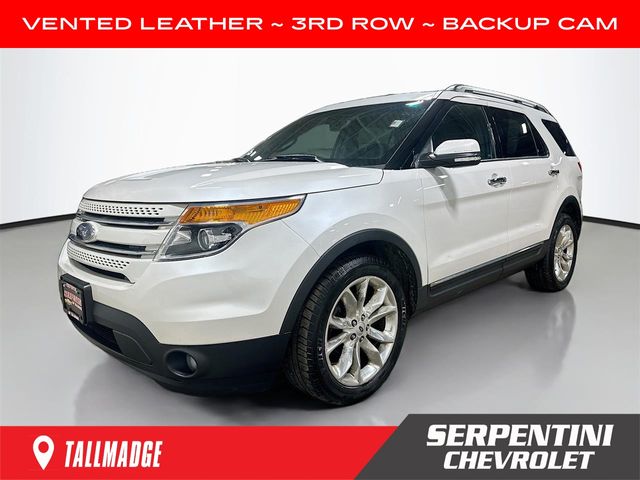 White Platinum Metallic Tri-Coat 2014 Ford Explorer Limited 4WD SUV / Crossover All-Wheel Drive 6-Speed Automatic
