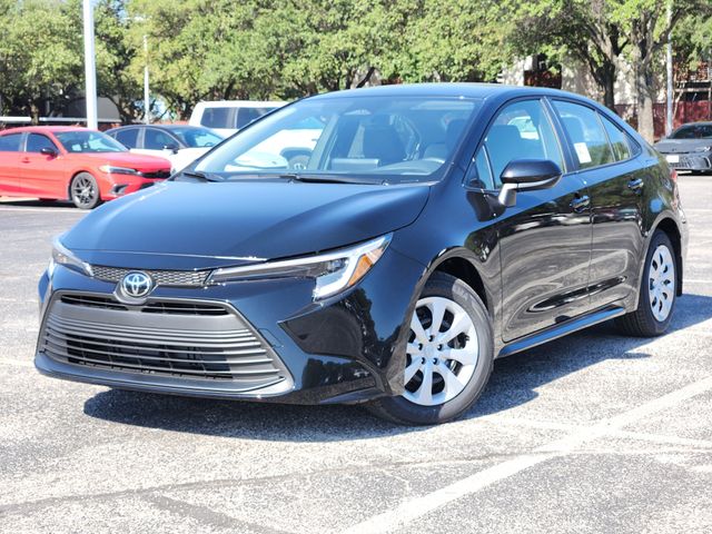 Black 2026 Toyota Corolla Hybrid Sedan Front-Wheel Drive Continuously Variable Transmission