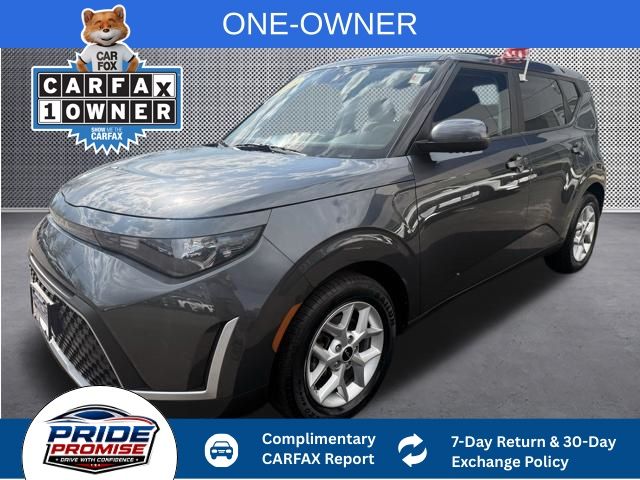 Gravity Gray 2023 Kia Soul SUV / Crossover Front-Wheel Drive Continuously Variable Transmission