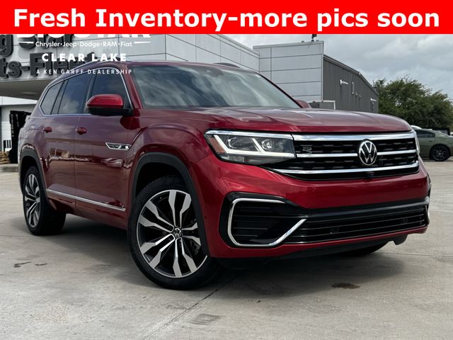 2022 Volkswagen Atlas 3.6L V6 SEL Premium R-Line Red at DeMontrond Auto Country