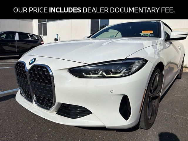 Alpine White 2024 BMW 4 Series Convertible All-Wheel Drive 8-Speed Automatic