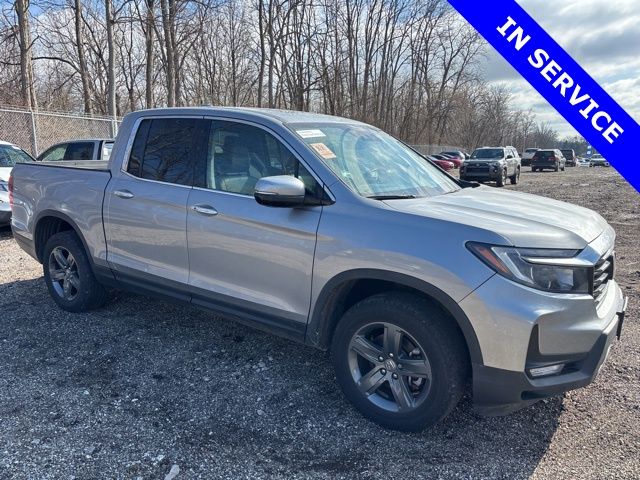 Lunar Silver Metallic 2023 Honda Ridgeline RTL-E AWD Pickup Truck All-Wheel Drive 9-Speed Automatic