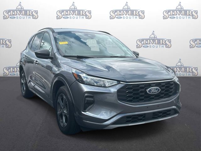 Gray Metallic 2024 Ford Escape SUV / Crossover All-Wheel Drive 8-Speed Automatic