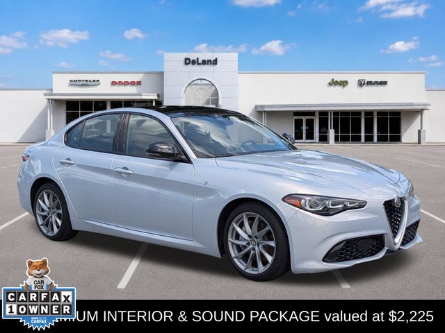 Moonlight Gray Metallic 2024 Alfa Romeo Giulia Sedan Rear-Wheel Drive 8-Speed Automatic