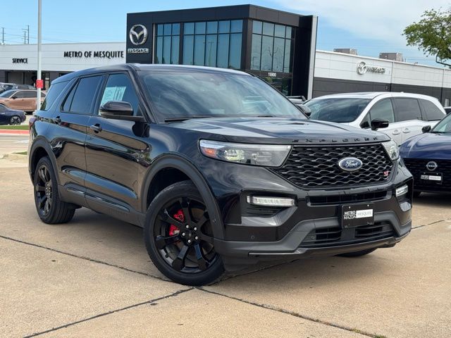 Black Metallic 2021 Ford Explorer ST AWD SUV / Crossover All-Wheel Drive Automatic