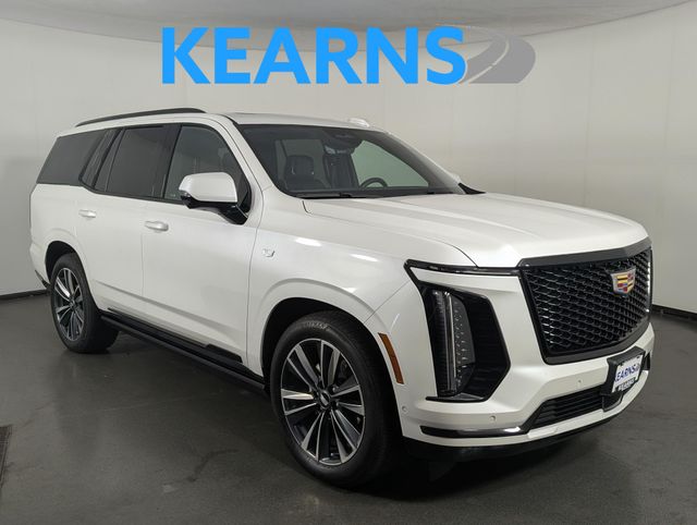 Crystal White Tricoat 2025 Cadillac Escalade SUV / Crossover Four-Wheel Drive Automatic