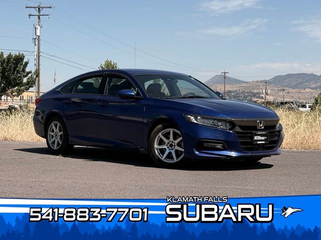 Blue 2019 Honda Accord Sedan Front-Wheel Drive Continuously Variable Transmission