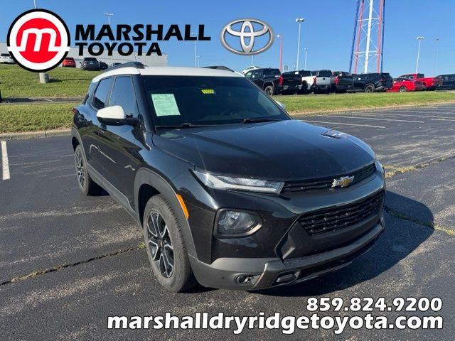 Mosaic Black Metallic 2021 Chevrolet Trailblazer SUV / Crossover Front-Wheel Drive Continuously Variable Transmission