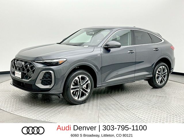 Tambora Gray Metallic 2025 Audi Q5 Sportback Sedan All-Wheel Drive 7-Speed Automatic