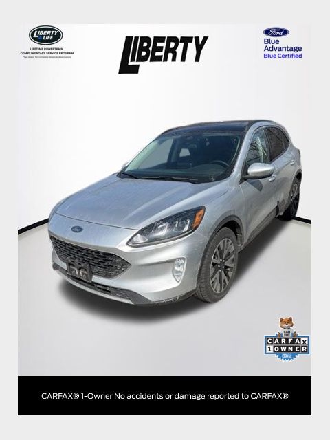 Ingot Silver Metallic 2020 Ford Escape SEL AWD SUV / Crossover All-Wheel Drive Automatic