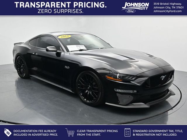 Shadow Black 2019 Ford Mustang Coupe Rear-Wheel Drive Automatic