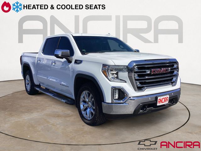Summit White 2020 GMC Sierra 1500 SLT Crew Cab 4WD Pickup Truck Four-Wheel Drive Automatic