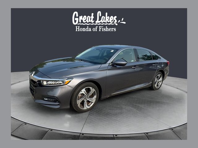 Gray (Modern Steel Metallic) 2020 Honda Accord Sedan Front-Wheel Drive Continuously Variable Transmission
