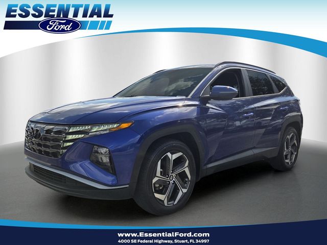 Intense Blue 2022 Hyundai Tucson SUV / Crossover Front-Wheel Drive 8-Speed Automatic