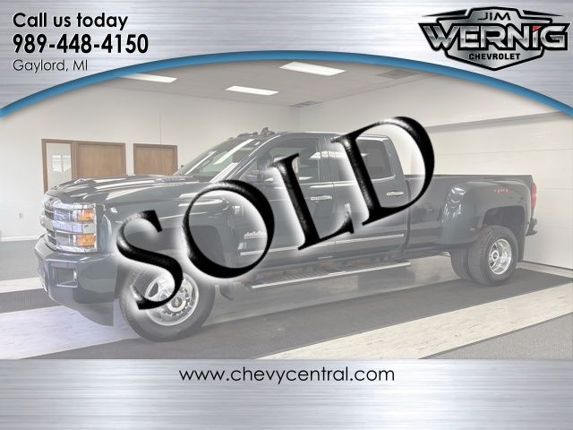 Gray (Graphite Metallic) 2018 Chevrolet Silverado 3500HD High Country Crew Cab 4WD Pickup Truck Four-Wheel Drive 6-Speed Automatic