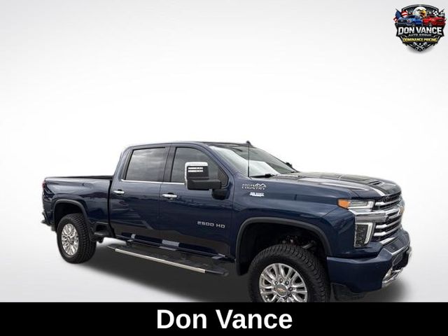 Northsky Blue Metallic 2022 Chevrolet Silverado 2500HD High Country Crew Cab 4WD Pickup Truck Four-Wheel Drive Automatic