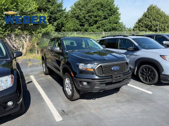 Shadow Black 2019 Ford Ranger XL SuperCrew 4WD Pickup Truck Four-Wheel Drive Automatic